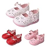 AMA(TM) Toddler Girls Hollow Sandals Soft-Soled Princess Crib Shoes Prewalker