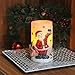 GiveU Santa Claus Flameless LED Timer Battery Operated Candle for Christmas Decoration, 6