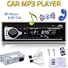 Luckdragon BT Stéréo de voiture, lecteur multimédia numérique 12 V, radio FM, lecteur MP3 de voiture USB/SD/AUX, appels…