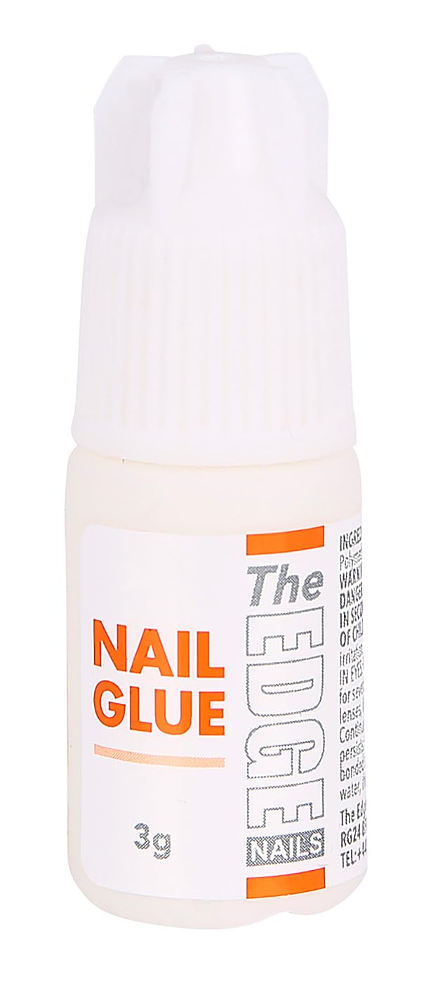 THE EDGE Nail Glue/Adhesive 3g - Super Strong, Long Lasting