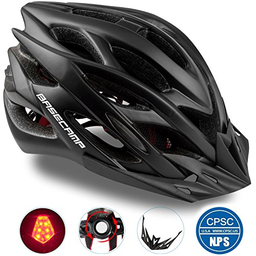 Basecamp Specialized Bike Helmet with Safety Light,Adjustable Sport