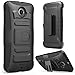 Nexus 6 Case, i-Blason **Dual Layer** [Kickstand] Google Nexus 6 Case (2014 Release) Prime Series Holster Cover with Kickstand and Locking Belt Swivel Clip for Motorola Nexus 6 Phone (Black)
