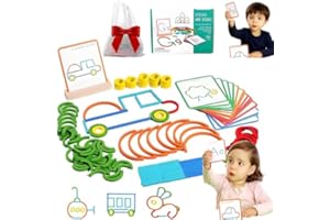 Smart Sticks, 2026 Upgraded 142pcs Smart Sticks for Toddlers, Wooden Rings Puzzle Game, Creative Building Challenges and Brai