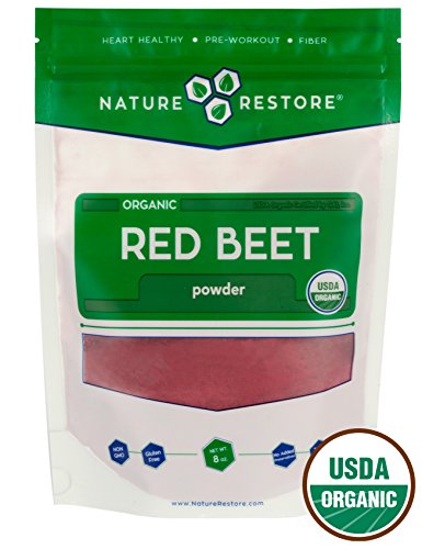 Nature restore organic beet root powder, non-gmo (8 oun…