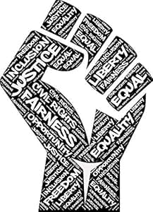 Amazon.com: MAGNET Civil Rights Black Power Fist Justice T ...