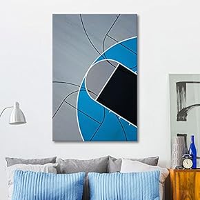 Canvas Wall Art Sports Theme - Basketball Court - Giclee Print Gallery Wrap Modern Home Art Ready to Hang - 12x18 inches