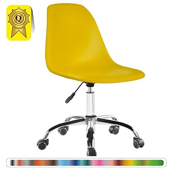 Sillas escritorio amarilla | Todo Sillas