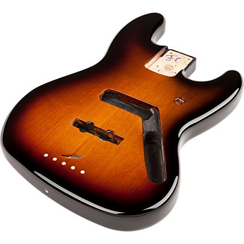 Fender Jazz Bass Body with Alder, Brown Sunburst