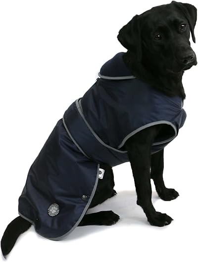 Ancol Muddy Paws All Weather Stormguard Dog Coat Navy Waterproof Jacket