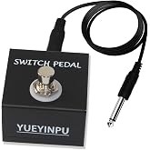 Yueyinpu Tap Switch Pedal For Guitar Effect Pedal With TS Cable (Unlatch Tap Switch)