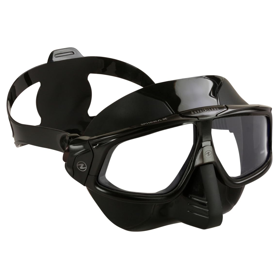 AQUALUNG SPHERA X - Adult mask with distortion-free 180° panoramic vision, anti-fog and anti-scratch lenses, sturdy EVA case, ideal for scuba diving, freediving and snorkelling.