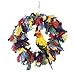 Borangs Bird Toys Parrot Shredding Toys Birds Cotton Preening Grooming Ropes Colorful Hanging Swing Snuggle Ring Toy Bird Cage Accessories for African Grey Cockatoos Conure Parakeet Quaker, 12 inchthumb 1