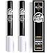 WILD WHITE Chalk Markers 3mm Fine dual reversible tip - White Liquid chalk marker pen for menu boards, Blackboards, Chalkboards, Labels, Calendar, home education, kids craft