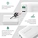 USB Fast Charger RAVPower 40W 4-Port QC 3.0 Fast Charger Desktop Charging Station Compatible Galaxy S9 S8 S7 Note 8, Compatible iPhone Xs XS Max XR X 8 7 Plus, iPad, Pixel, LG, Nexus 6, HTC (Black)
