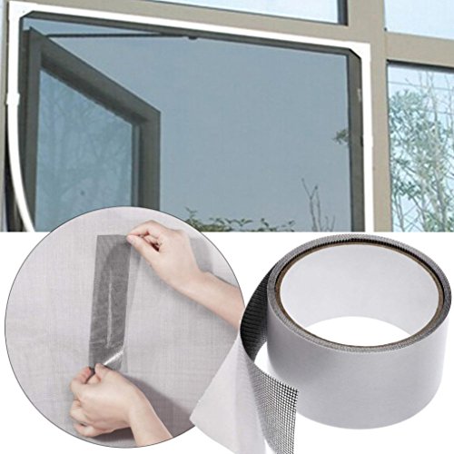 Window Screens Repair Tape, Fly Screen Door Insect Repellent Repair Tape Waterproof Mosquito Screens Cover (White) - Thumbnail 4