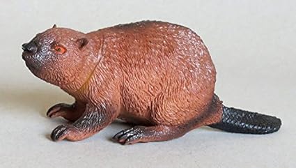 plastic beaver figurines