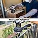 Random Orbit Sander, TECCPO 5-inch 2.4Amp/12,500 OPM Orbit Sander with 12 Pcs Sandpapers, Recyclable Cotton Dust Bag, Dust Collection System for Tight Spaces Sanding in Home Decoration - TARS23P