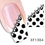 3D Nail Art Tips Stickers False Nail Design Manicure Decals Nail Art Water Nail Art Decal / Tattoo / Sticker