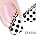 3D Nail Art Tips Stickers False Nail Design Manicure Decals Nail Art Water Nail Art Decal / Tattoo / Sticker