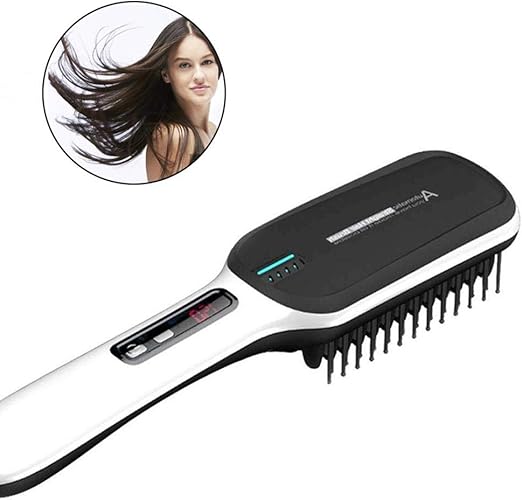 Amazon Com Xuna Ionic Straight Hair Brush Ceramic Heating Faster