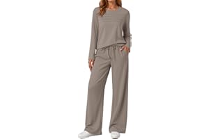 AUTOMET Sweatsuits Women 2 Piece Outfit Fall Airport Lounge Sweat Sets With Wide Leg Pants Track Fashion Suits 2025