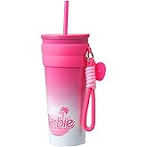MINISO Barbie Travel Tumbler Stainless Steel Cup 27 oz Vacuum Insulated Water Bottle with Lid and Straw Coffee Cup Holder Compatible BPA-Free Mug for girls and kids | School Office Home