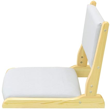 Amazon Com Wooden Padded Floor Chair Tatami Zaisu Legless