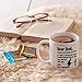 MAUAG Funny Fathers Day for Dad Coffee Mug, Dear Dad, Thanks for Being... Love, Your Favorite Best Gifts for Dad Father Cup, White 11 Oz