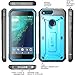 Google Pixel Case, SUPCASE Full-body Rugged Holster Case with Built-in Screen Protector for Google Pixel 5.0 Inch (2016 Release), Unicorn Beetle PRO Series - Retail Package (Black/Blue)