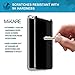 MiiKARE Screen Protector for Galaxy S9 Plus Privacy Tempered Glass Front and Back Case Friendly Edge Adhesive Full Screen Protector S9+ Anti Spy Glass 3D Curved with Installation Tray