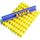 Set of 72pcs Alphabet Number & Letter Cookie Biscuit Stamp Embosser Cutter Fondant DIY Tool by Nil