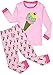 Babypajama Ice Cream Little Girls' Pajamas Set 100% Cotton Nightwear Cute Pjs