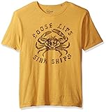 Lucky Brand Men's Sea Crab Graphic Tee, Dusty Gold, X-Large