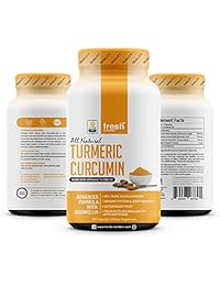 Curcumina turérica con Boswellia y bioperina añadidos para articulación potente y apoyo de inflamación – mejor alivio del dolor de articulación natural – precio de lanzamiento 4 meses de suministro – orgánico – sin OMG – vegano – sin gluten