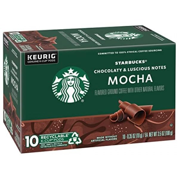 STARBUCKS K-CUP MOCHA 10 K CUPS