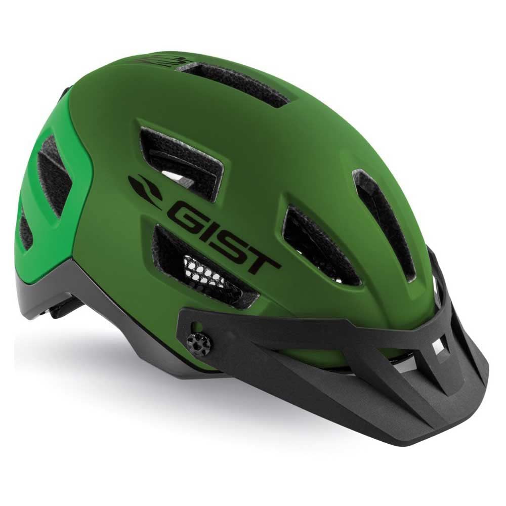 Gist Kop Bike Helmet, Motorbike Accessory, Green - Size S/M
