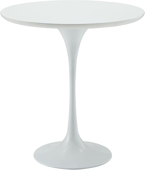 Modway Eero Saarinen Style White Tulip Side Table With Wood Top Amazon Ca Home Kitchen