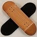 Peoples Republic Cherry Complete Wooden Fingerboard w Nuts Trucks - Basic Bearing Wheels