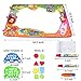 Large Aqua Drawing Water Doodle Mat for Kids Toys Mess Free Coloring Painting Educational Writing Mats Neon Colors Board Toddlers with 3 Magic Pen Xmas Gift for Boys Girls Age 2 3 4 5 6