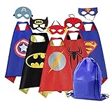 Mizzuco Cartoon Dress up Costumes Satin Capes with