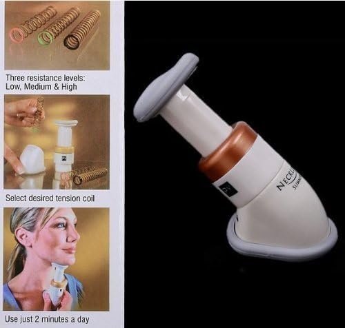 The Best Genuine Portable Neckline Slimmer Neck Exerciser Chin Massager Suitable for Both Men and Women by Factop