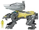 Power Rangers Movie Sabretooth Battle Zord with Yellow Ranger Figure