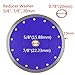 Tile Blade 7 Inch,Stylish Y&I Porcelain Blade Super Thin Ceramic Diamond Saw Blades for Grinder Dry or Wet Tile Cutter Disc with Adapter 7/8