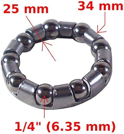 Caged bearing bottom bracket Clearance