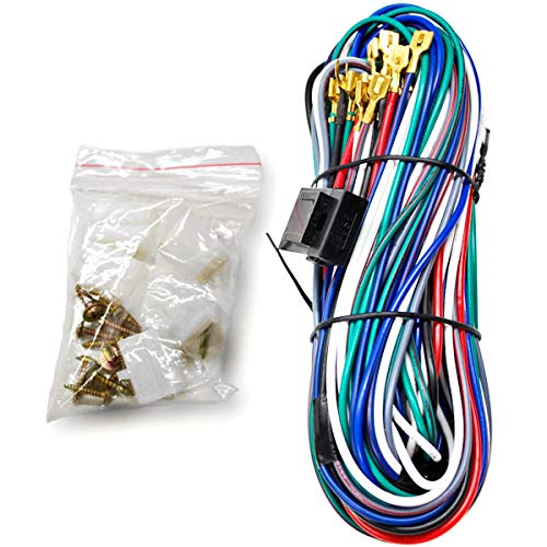 Full Complete Car Truck 4 Window Automatic Power Kit With 7 Switches