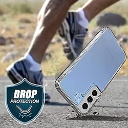 IDweel Clear Galaxy S22 Plus Case with Tempered