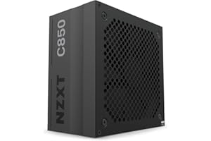 NZXT C850 PSU (2022) - PA-8G1BB-US - 850 Watt PSU - 80+ Gold Certified - Fully Modular - Sleeved Cables - ATX Gaming Power Supply