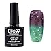 Chameleon Temperature Changing Colour Nail Lacquers Soak Off UV LED Gel Polish Petunia - Medium Aquamarine