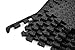HemingWeigh Puzzle Exercise Mat EVA Foam Interlocking Tiles (Black, 24 Square Feet)