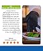 X3 Industrial Black Nitrile Gloves, Box of 200, 3 Mil, Size XX-Large, Latex Free, Powder Free, Textured, Disposable, Food Safe, BX3D49100-BX